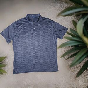Peter Millar Men's Golf Polo Shirt Crown Race Cars Size XL New $118